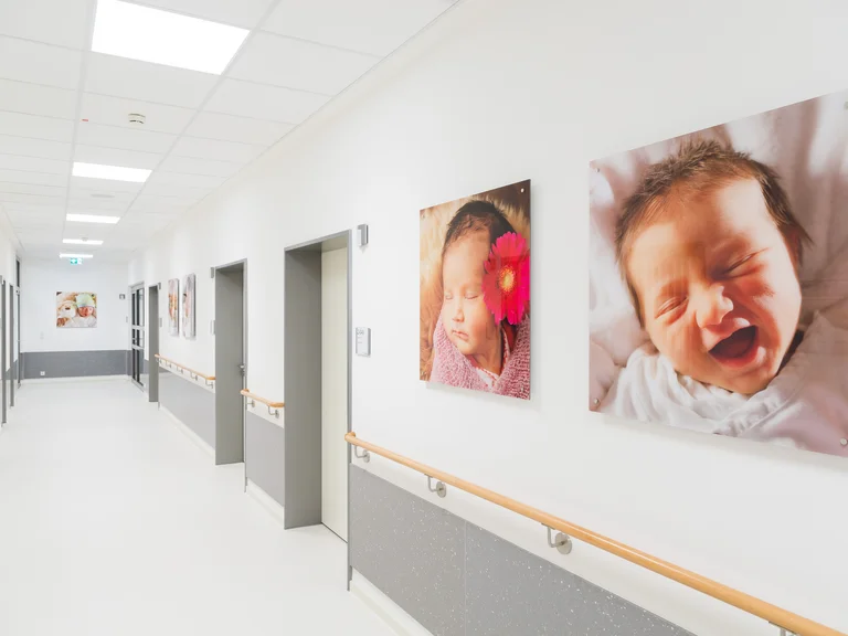 Flur der Geburtshilfe des Marien Hospital Witten
