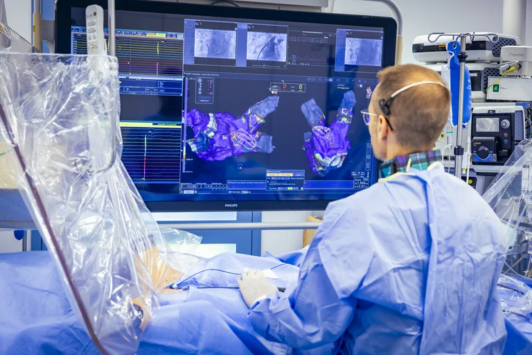 Elektrophysiologische Untersuchung bei Vorhofflattern