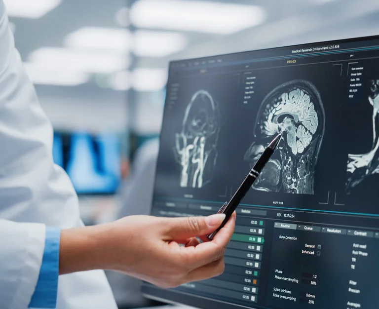 CT-Scan des Gehirns