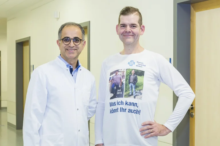 Der Leiter der Adipositas Selbsthilfegruppe berichtet von der Hilfe, die er im Adipositaszentrum Witten erfahren hat.