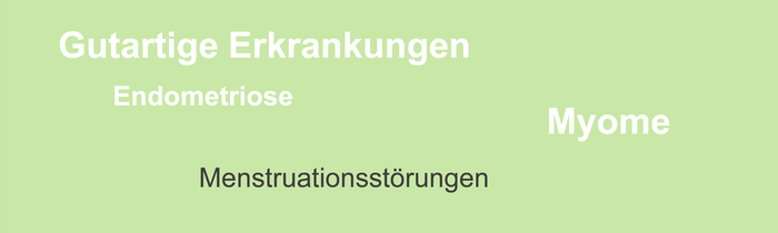 Menstruationsbeschwerden oder PMS sind gutartige gynäkologische Erkrankungen bei Frauen