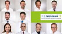 Collage aller Klinik verantwortlichen Ärzte der St. Elisabeth Gruppe.