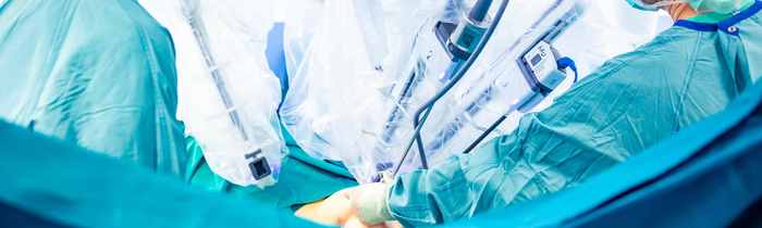 Eingriffe bei Erkrankungen können für Patienten der Klinik für Allgemein- und Viszeralchirurgie des Marien Hospital Witten mithilfe eines Operationsroboters erfolgen.