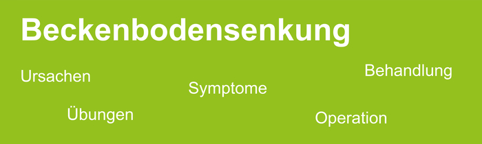 Informationen rund um Ursachen, Symptome und Behandlung der Beckenbodensenkung