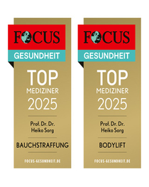 FOCUS-Siegel "Top-Mediziner für Bodylift und Bauchstraffung"