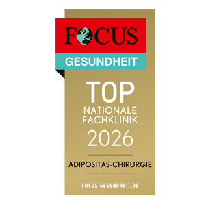 FOCUS-Siegel "Top Nationale Fachklinik 2026 für Adipositas-Chirurgie"