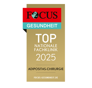 FOCUS-Siegel "Top Nationale Fachklinik 2025 für Adipositas-Chirurgie"